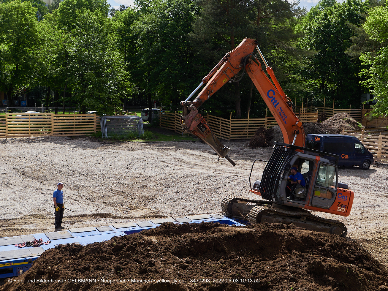 08.06.2022 - Baustelle zur Mütterberatung und Haus für Kinder